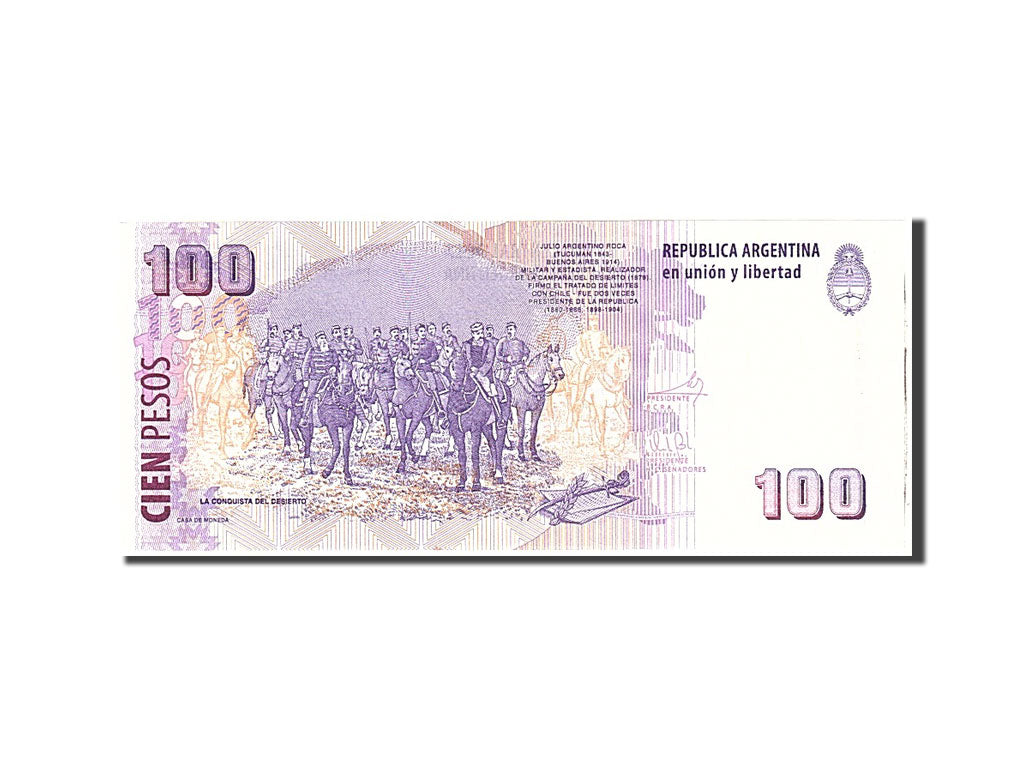 Banknote, Argentina, 100 Pesos, 1992, Undated, KM:345a, UNC(65-70)
