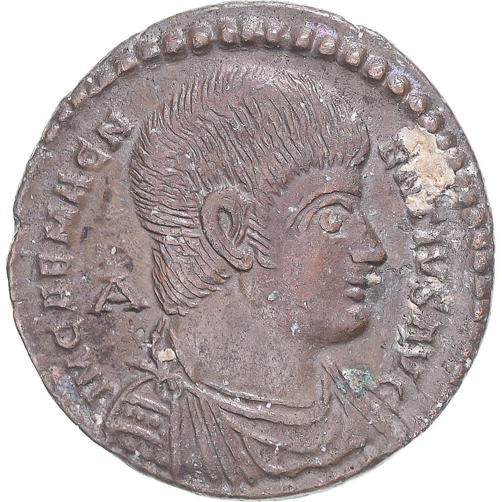 Coin, Magnentius, Bronze Æ, 350-353, Trier, EF(40-45), Bronze, RIC:260