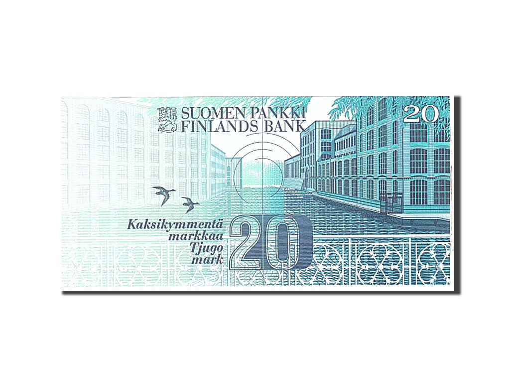 Finland, 20 Markkaa, 1993, Undated, KM:123, UNC(65-70)