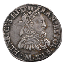 FRANCE, Teston, 1576, Toulouse, AU(50-53), Silver, Duplessy #1126, 9.40