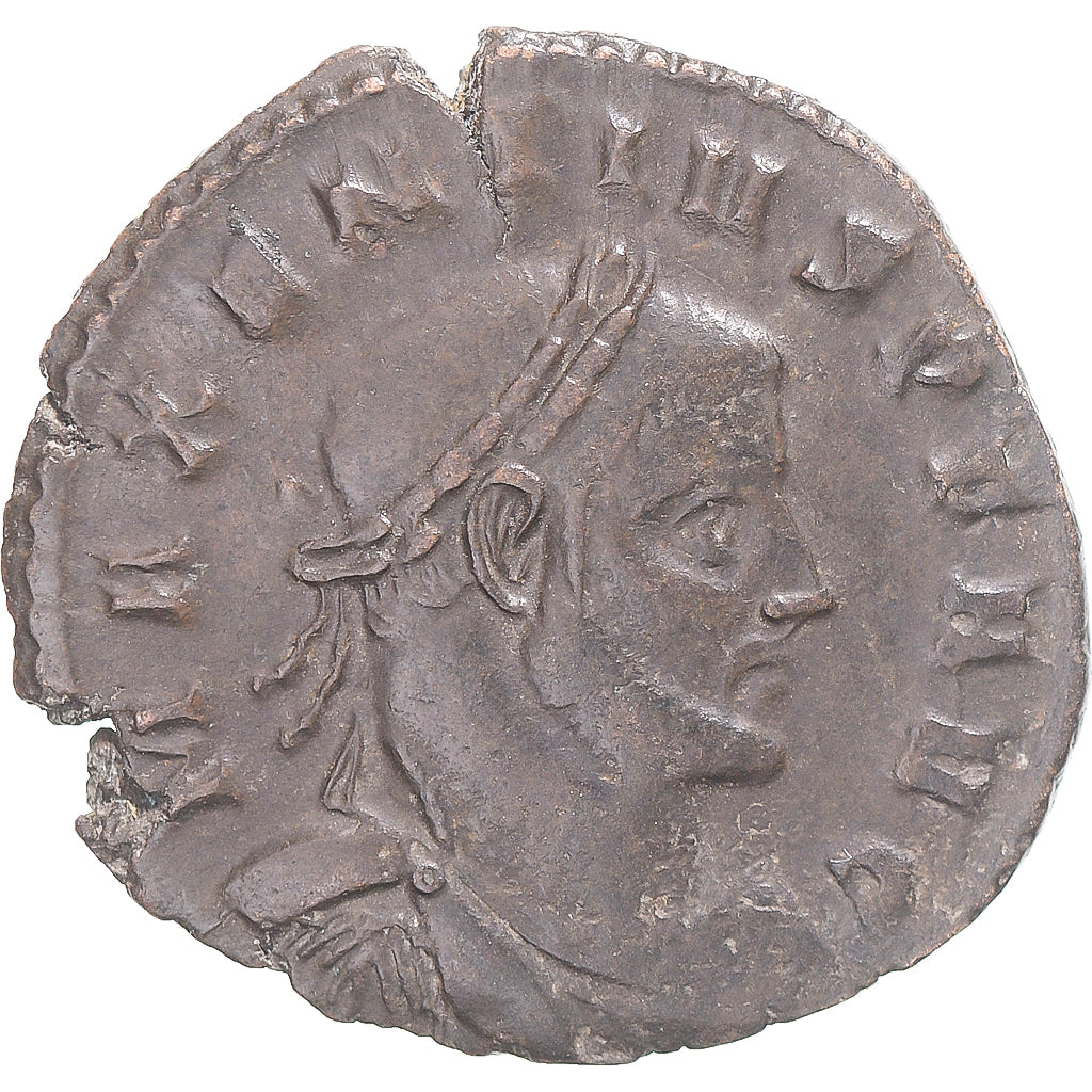 Moneta, Maxentius, Bronze Æ, 307-308, Ticinum, AU(50-53), Brązowy, RIC:95