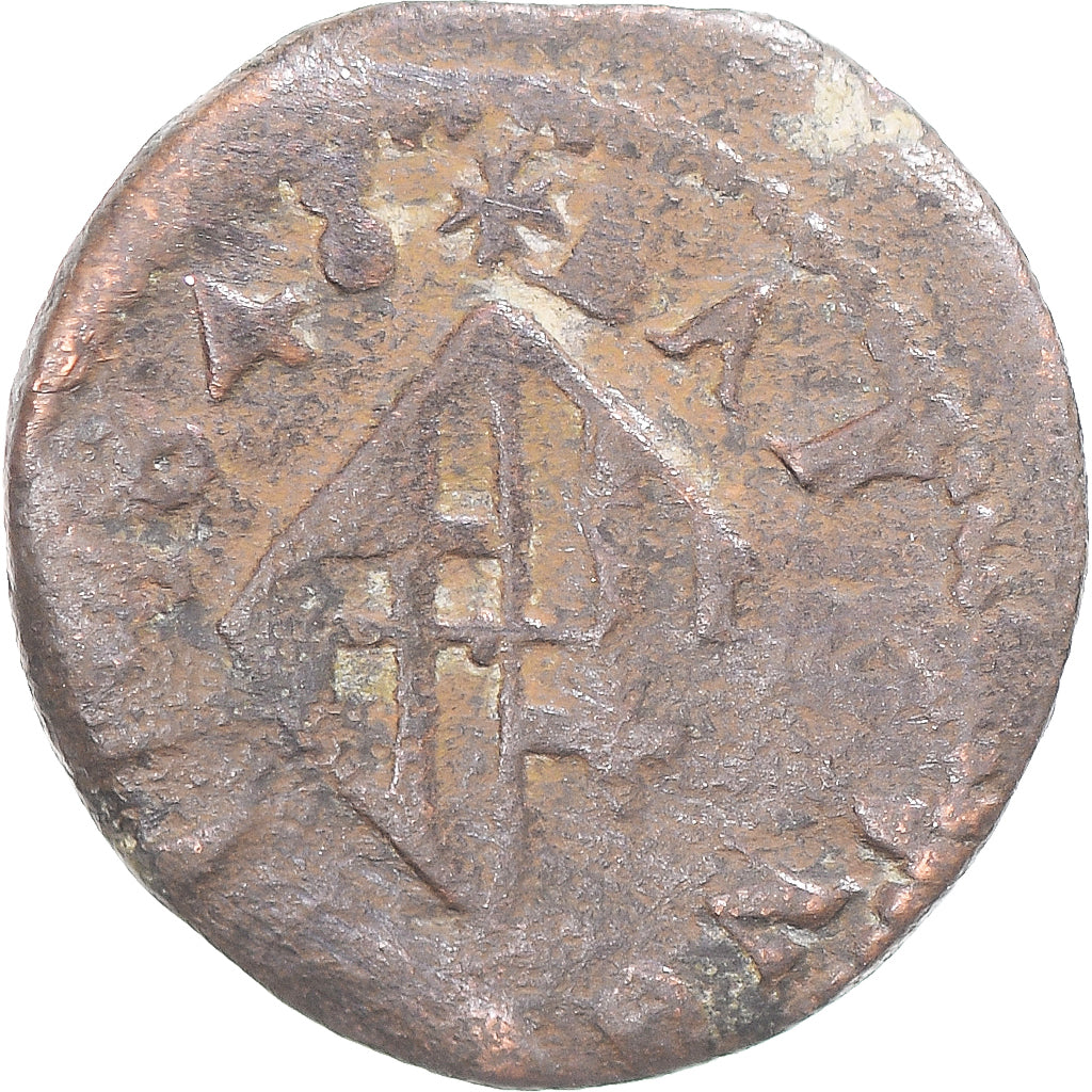 Moneta, Francia, Louis XIV, Ardite, 1648, Barcelona, MB+, Rame, Duplessy:1615