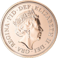 Münze, Großbritannien, Elizabeth II, Sovereign, 2022, Jubilé de Platine