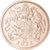 Munten, Groot Bretagne, Elizabeth II, 1/2 Sovereign, 2022, Jubilé de Platine