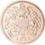 Moneda, Gran Bretaña, Elizabeth II, 1/2 Sovereign, 2022, Jubilé de Platine