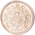 Monnaie, Grande-Bretagne, Elizabeth II, 1/4 Sovereign, 2022, Jubilé de Platine