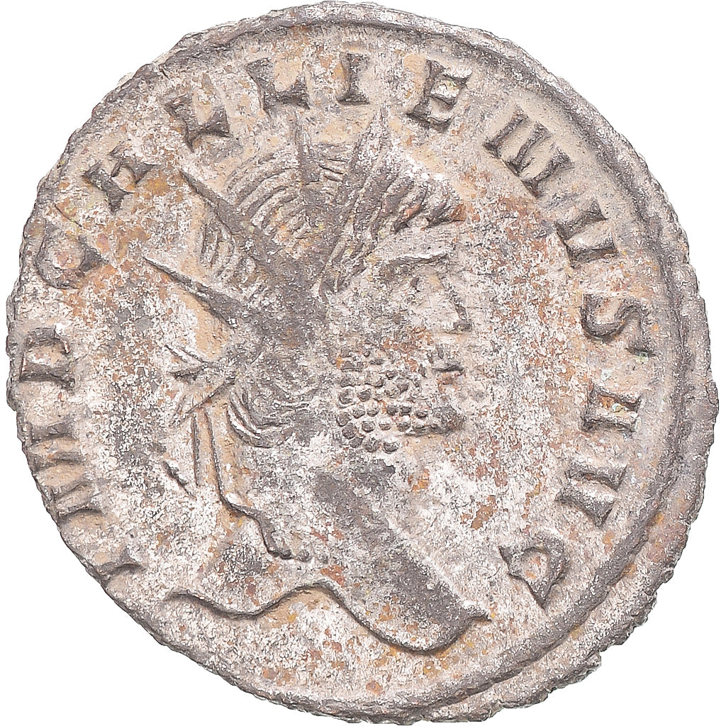 Moneda, Gallienus, Antoninianus, 260-268, Rome, BC+, Vellón, RIC:180