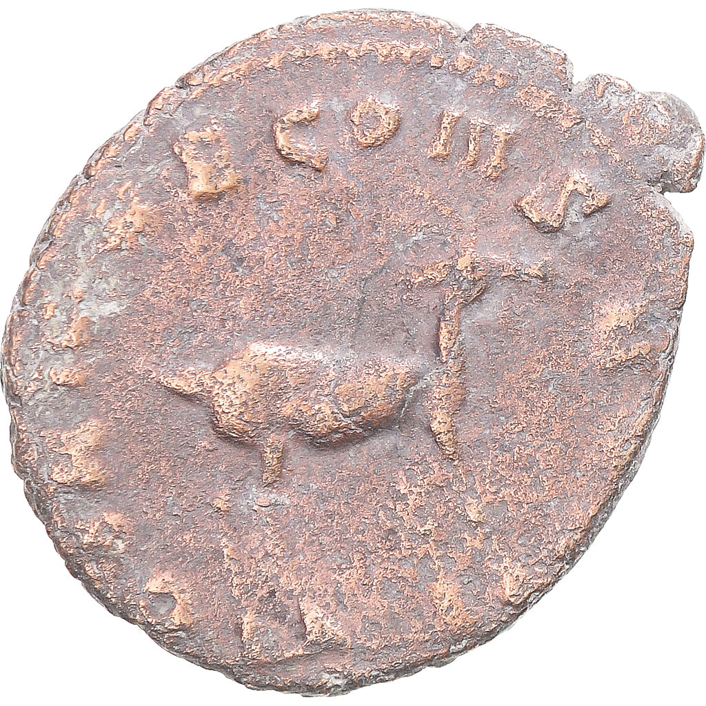 Moneda, Gallienus, Antoninianus, 260-268, Rome, BC+, Vellón, RIC:181
