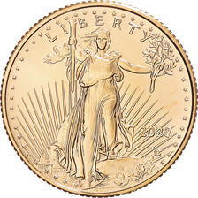 Moneda, Estados Unidos, American Eagle, 5 Dollars, 1/10 Oz, 2023, FDC, Oro