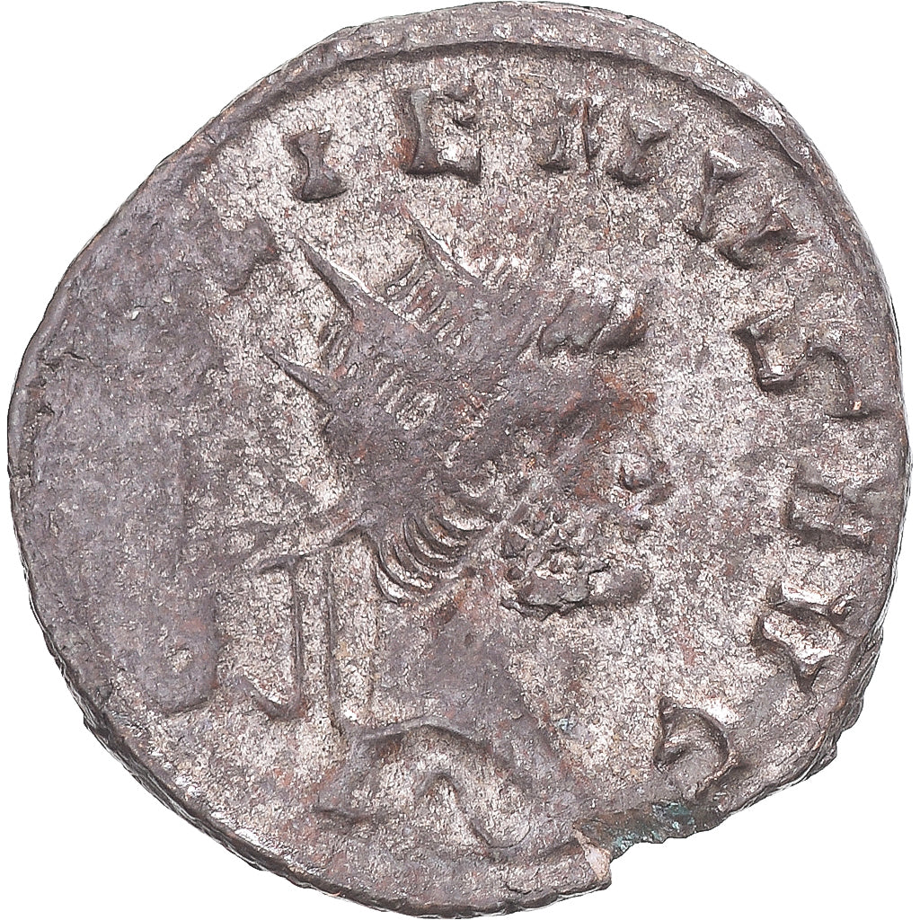 Moneda, Gallienus, Antoninianus, 260-268, Rome, BC+, Vellón, RIC:163