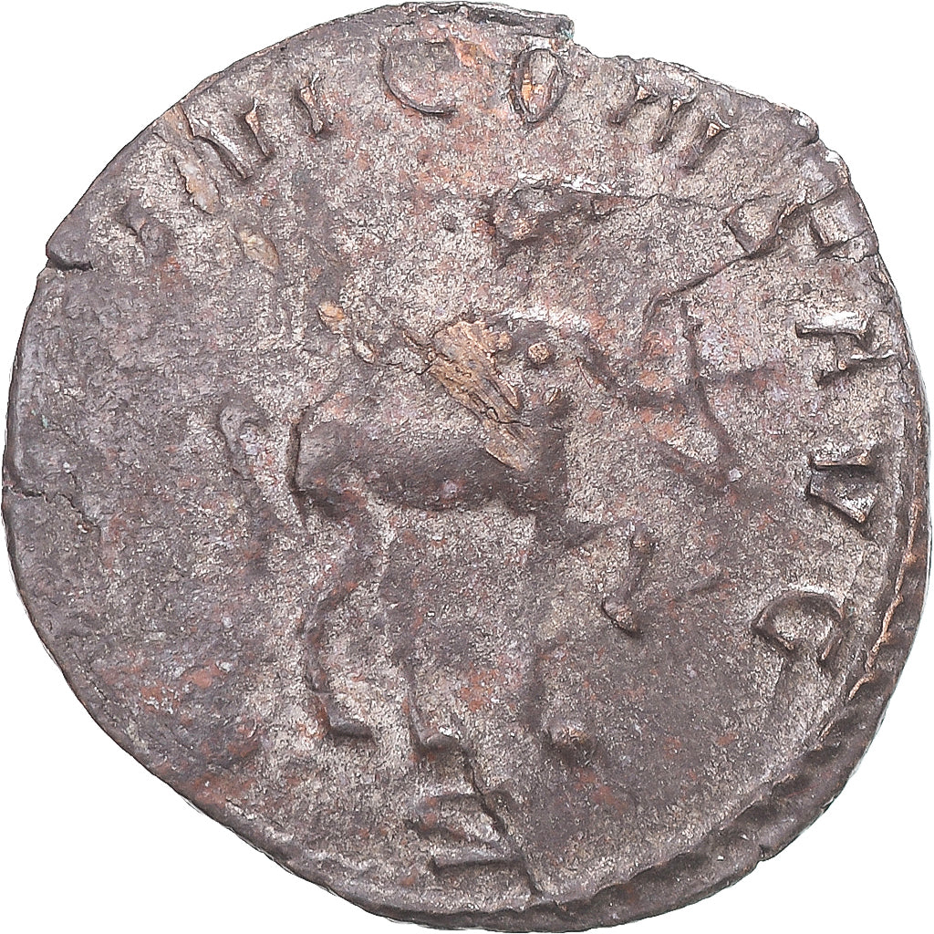 Moneda, Gallienus, Antoninianus, 260-268, Rome, BC+, Vellón, RIC:163