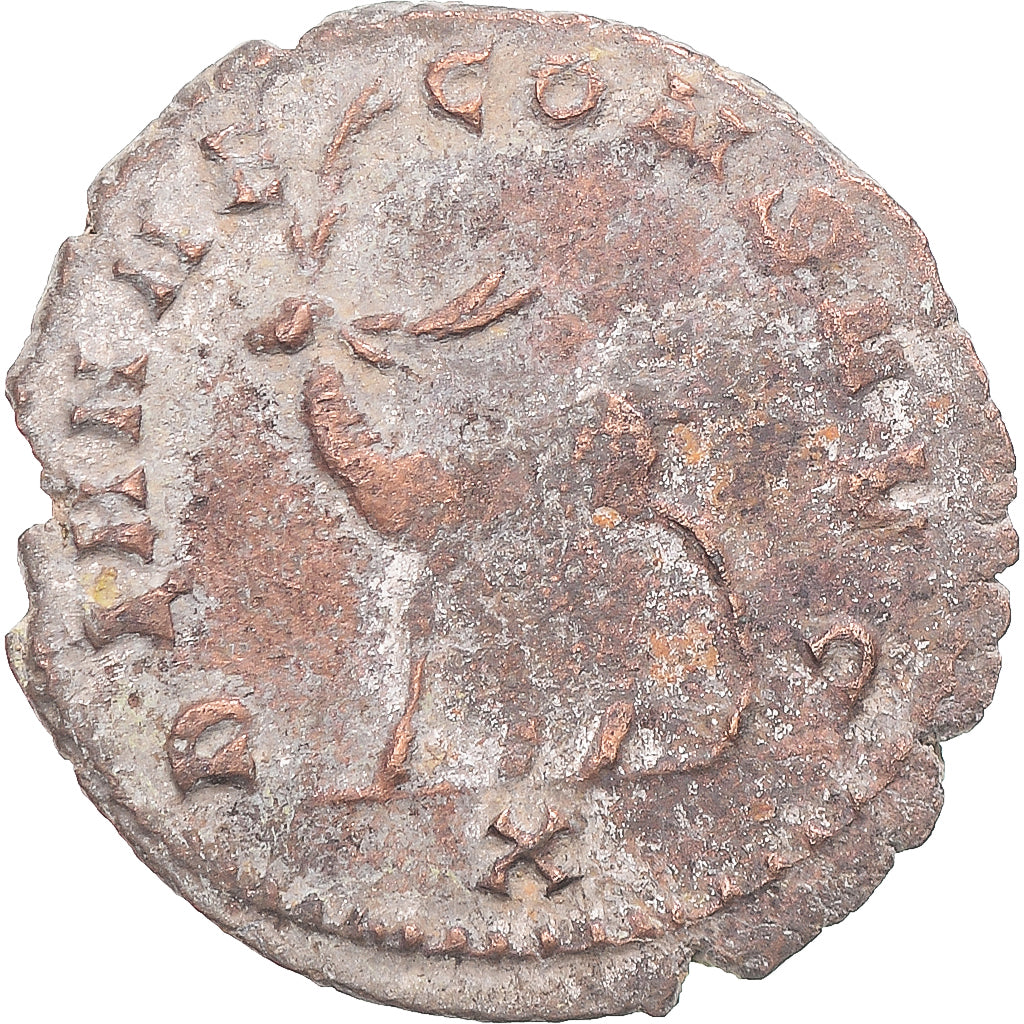 Moneda, Gallienus, Antoninianus, 260-268, Rome, BC+, Vellón, RIC:177