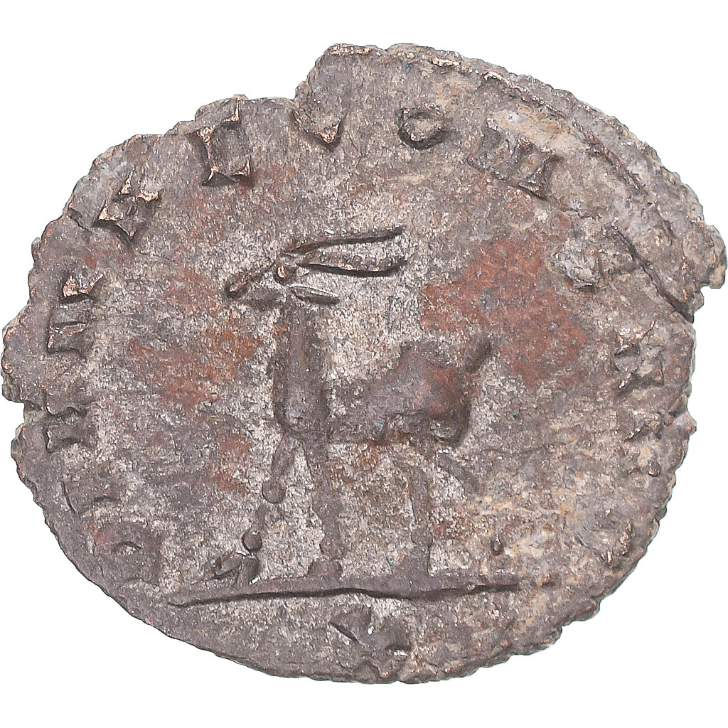 Moneda, Gallienus, Antoninianus, 260-268, Rome, BC+, Vellón, RIC:181