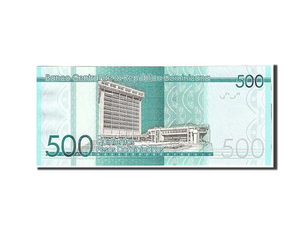Billete, 500 Pesos Dominicanos, 2014, República Dominicana, KM:192a, Undated