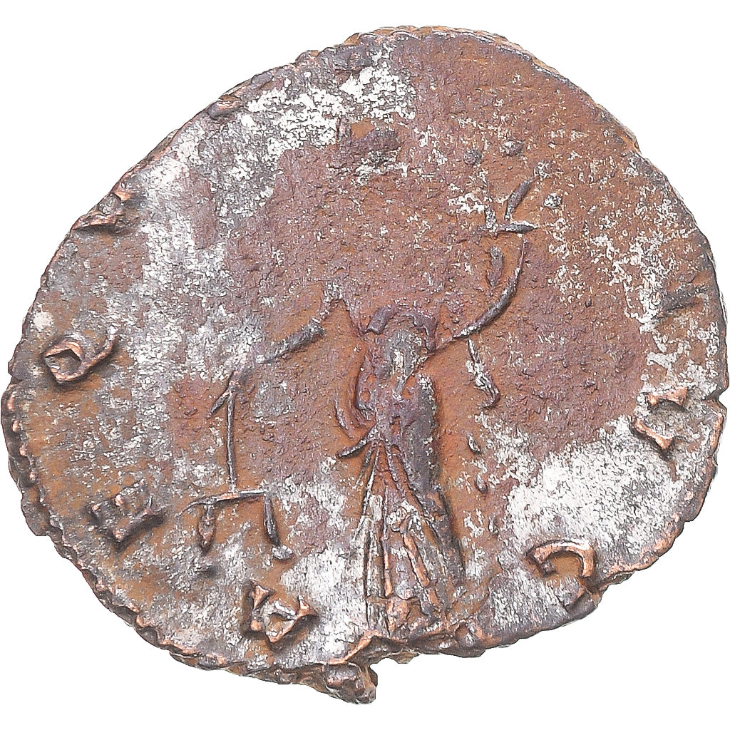 Moneda, Claudius II (Gothicus), Antoninianus, 268-270, Rome, BC+, Vellón