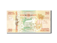 Billet, Îles Cook, 20 Dollars, 1992, Undated, KM:9a, NEUF