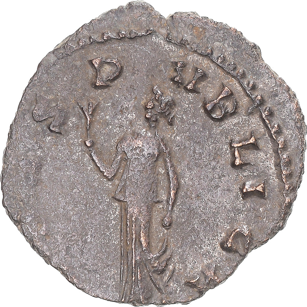 Moneda, Claudius II (Gothicus), Antoninianus, 268-270, Rome, BC+, Vellón