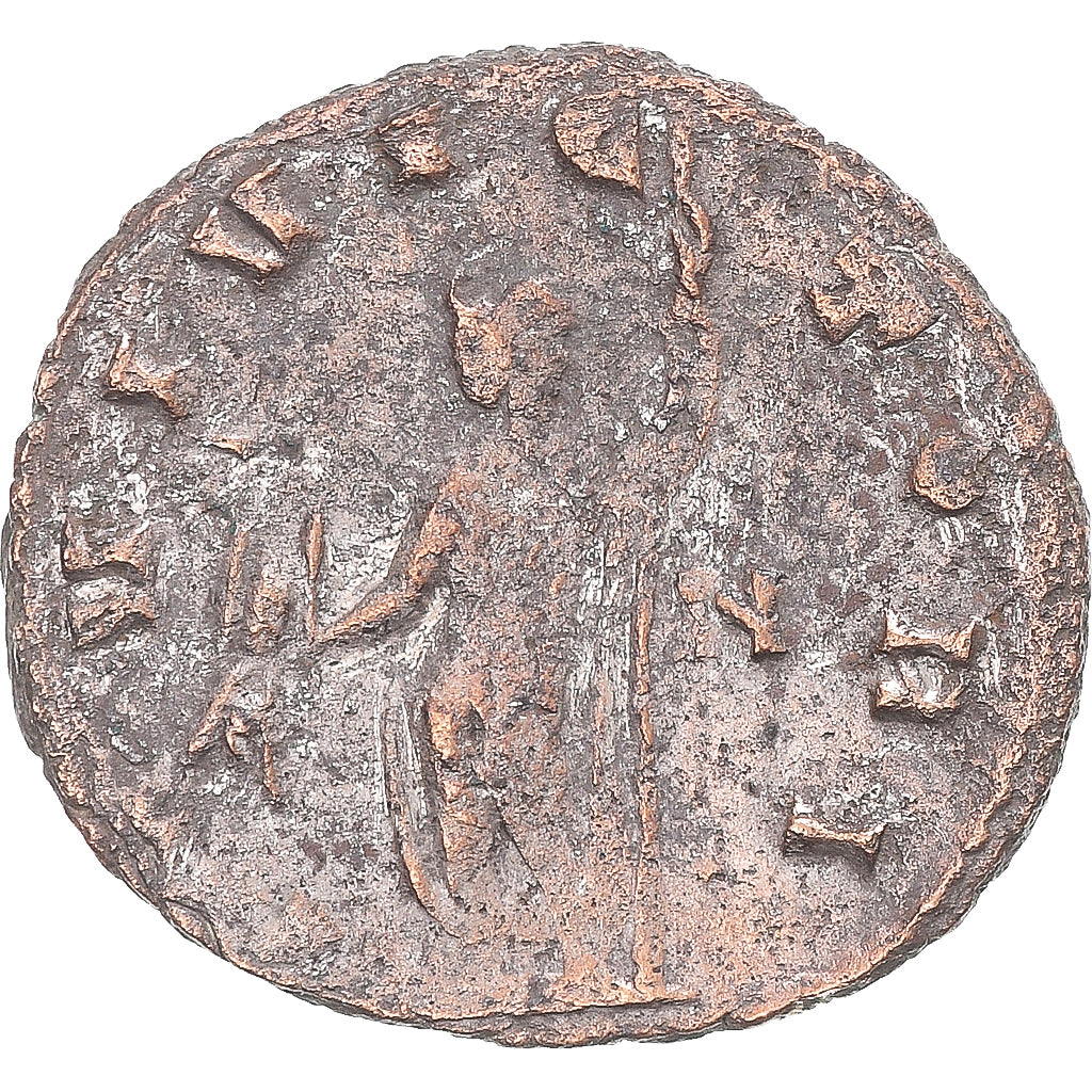 Moneda, Claudius II (Gothicus), Antoninianus, 268-270, Rome, BC+, Vellón
