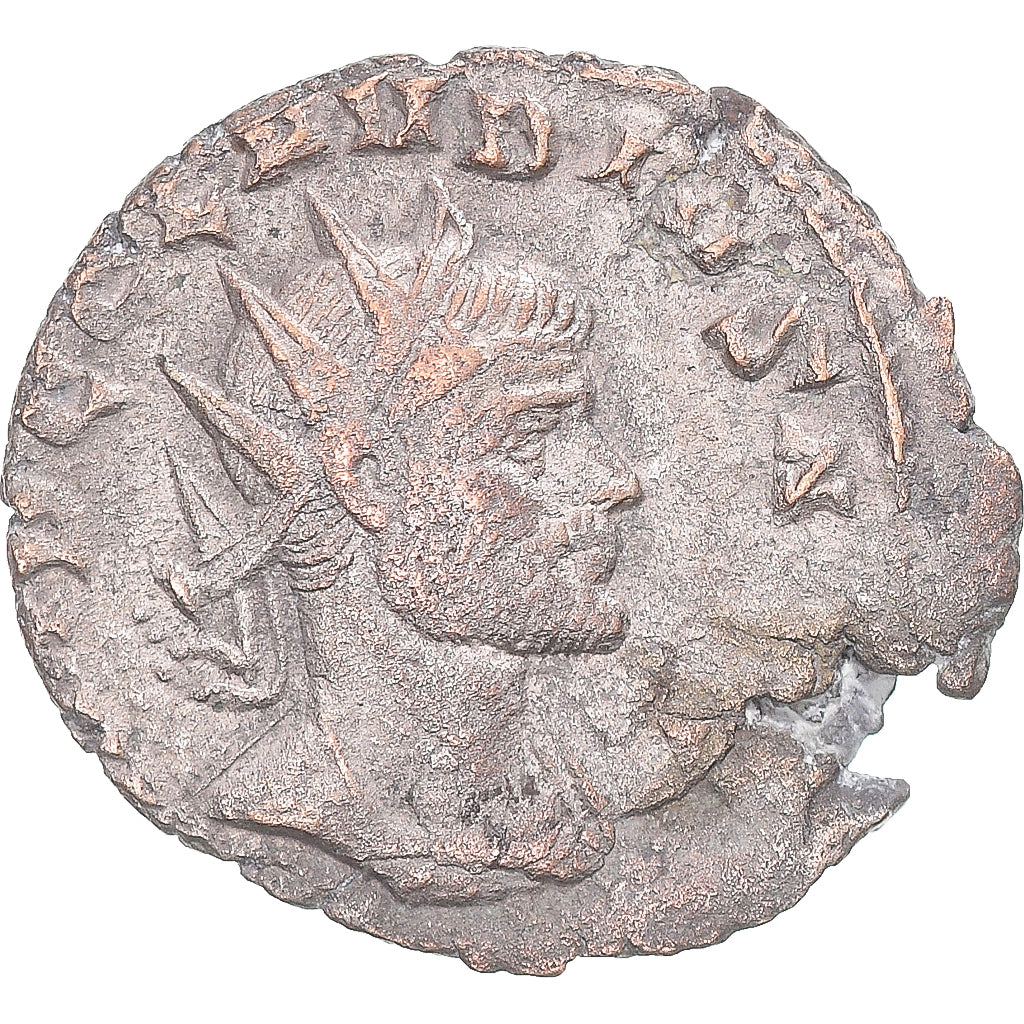 Moneda, Claudius II (Gothicus), Antoninianus, 268-270, Rome, BC+, Vellón