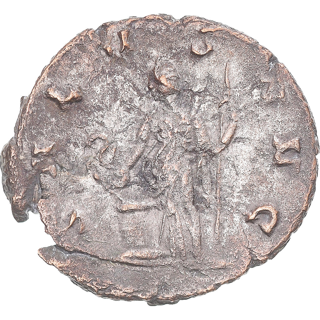 Moneda, Claudius II (Gothicus), Antoninianus, 268-270, Rome, BC+, Vellón