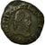 Moneda, Francia, Double Tournois, 1587, Troyes, MBC+, Cobre, Duplessy:1152