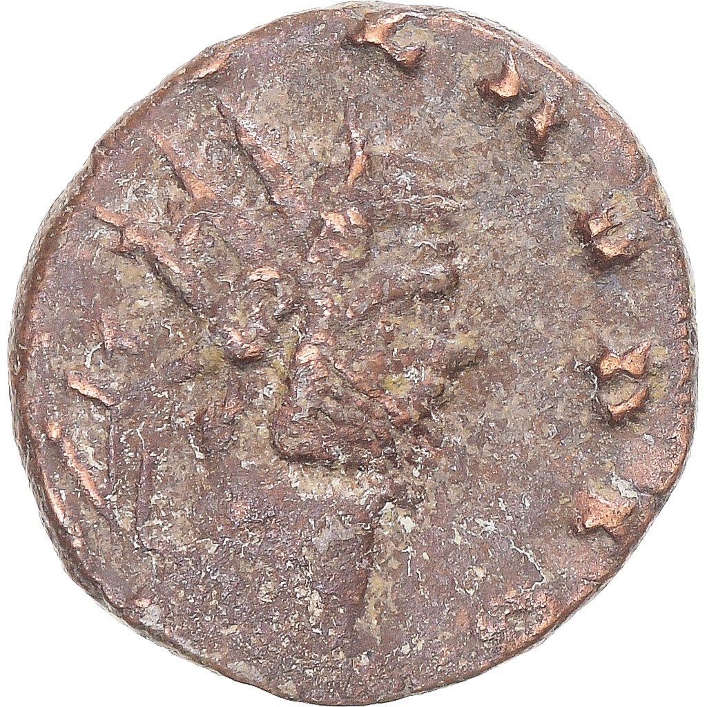 Moneda, Divus Claudius II Gothicus, Antoninianus, 270, Mediolanum, BC+, Vellón