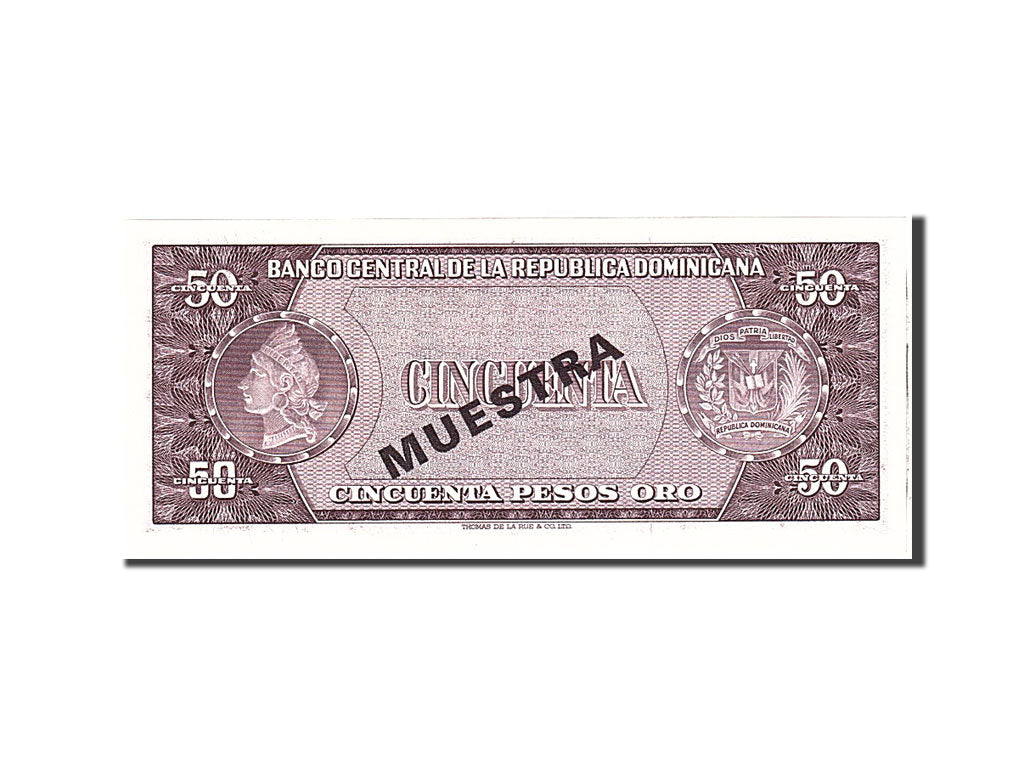 Dominican Republic, 50 Pesos Oro, 1964, Undated, KM:103s1, NEUF