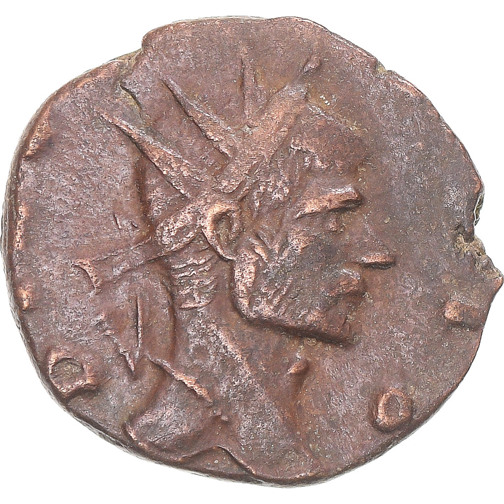 Moneda, Divus Claudius II Gothicus, Antoninianus, 270, Mediolanum, BC+, Vellón