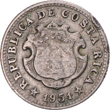 Moneta, Costa Rica, 5 Centimos, 1951, BB, Cupronickel