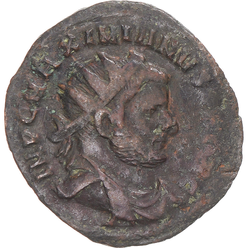 Coin, Maximien Hercule, Antoninianus, 303, Carthage, VF(30-35), Billon, RIC:37b