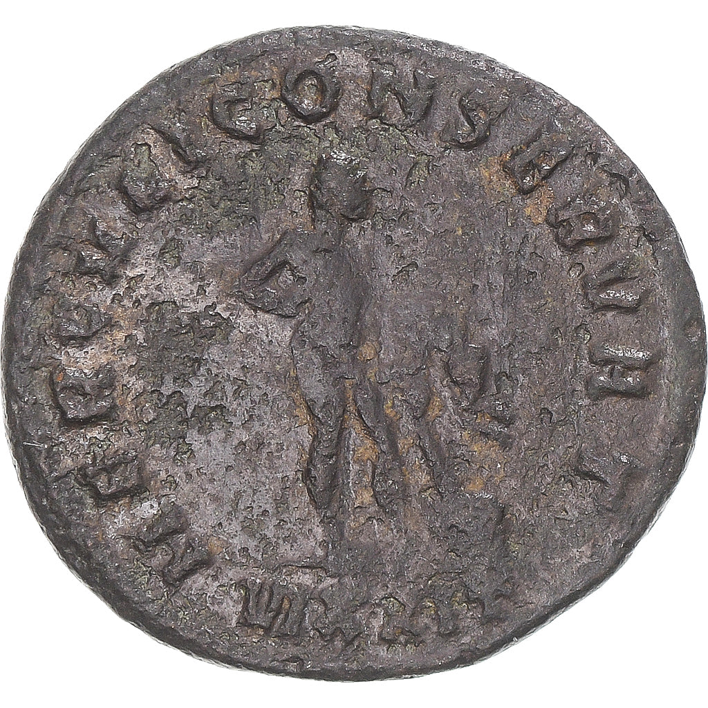 Moneda, Diocletian, Antoninianus, 287, Ticinum, BC+, Vellón, RIC:213