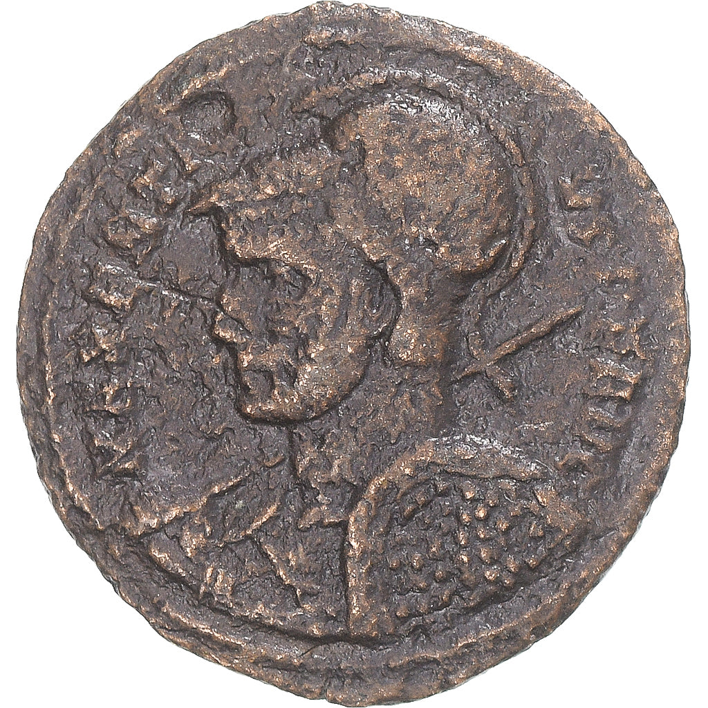 Monnaie, Maxence, Fraction Æ, 309-312, Ostia, TB, Bronze, RIC:61