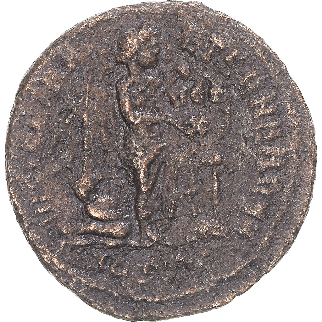 Monnaie, Maxence, Fraction Æ, 309-312, Ostia, TB, Bronze, RIC:61