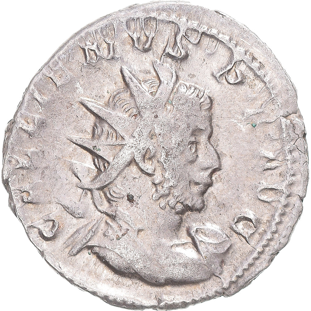 Moneda, Gallienus, Antoninianus, 258-259, Lugdunum, MBC, Vellón, RIC:49