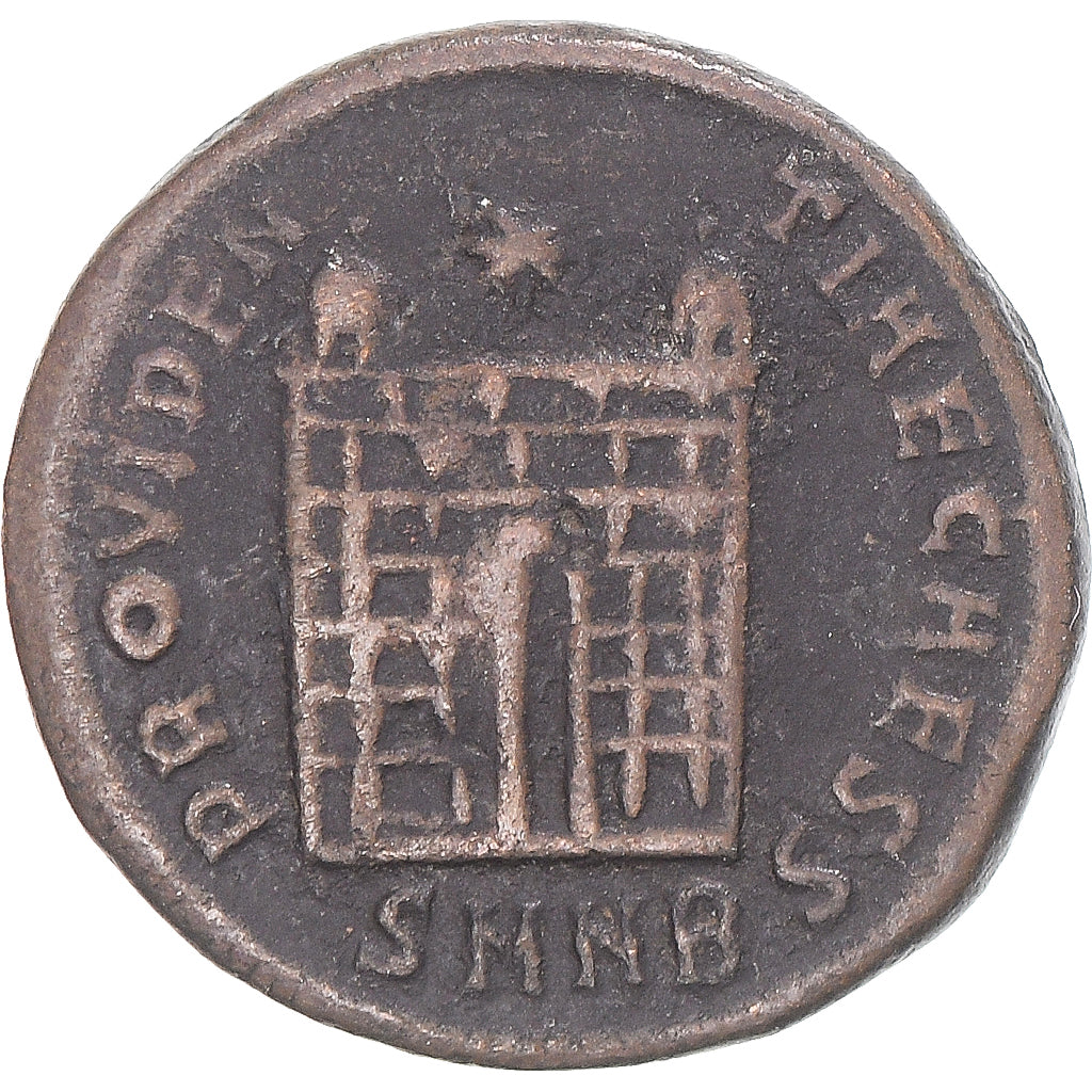 Moneta, Crispus, Fraction Æ, 324-325, Nicomedia, VF(30-35), Brązowy, RIC:91