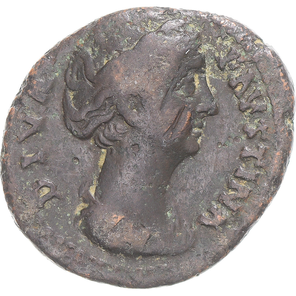 Moeda, Diva Faustina I, As, 141, Rome, VF(30-35), Bronze, RIC:1170