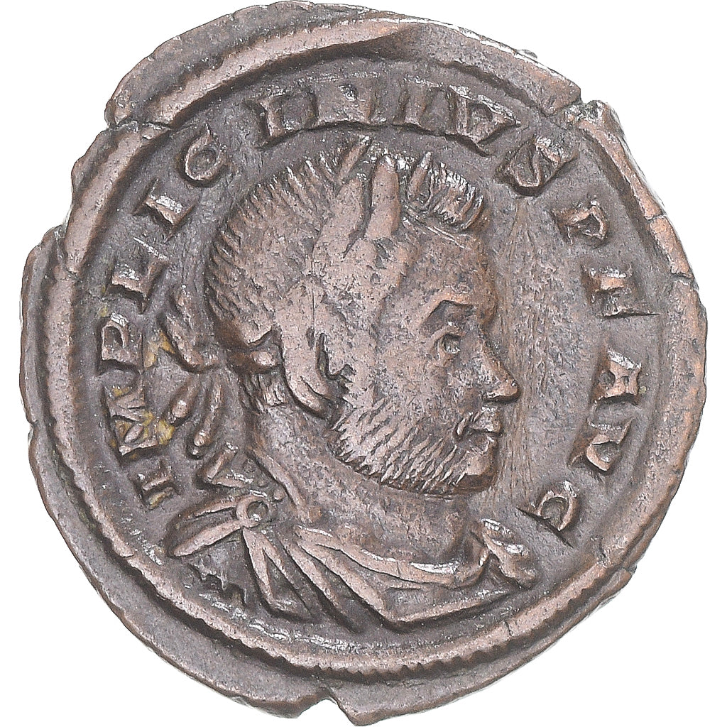 Moneta, Licinius I, Fraction Æ, 310-313, London, VF(30-35), Brązowy