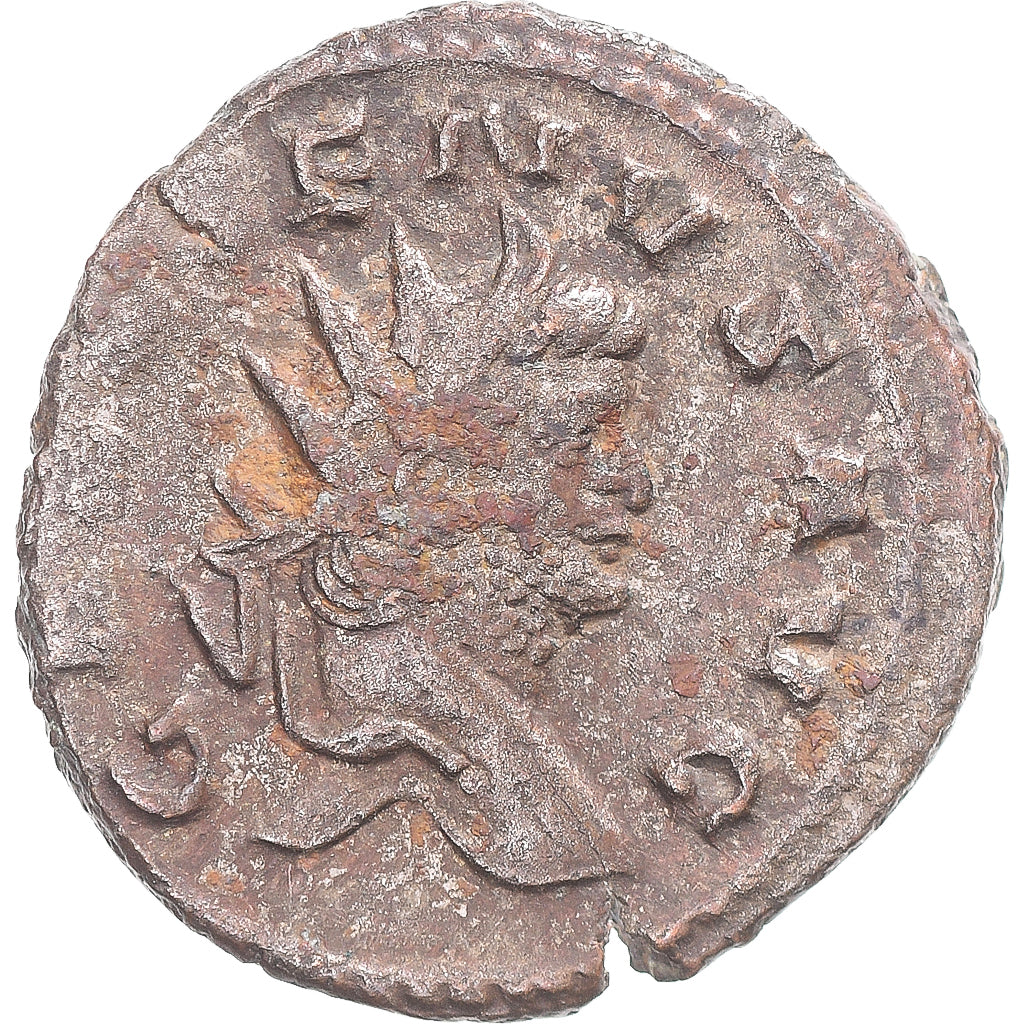 Moneda, Gallienus, Antoninianus, 260-268, Rome, BC+, Vellón, RIC:236