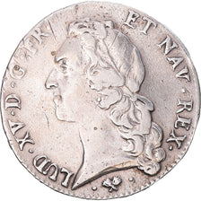 Monnaie, France, Louis XV, Écu au bandeau, 1761, Bayonne, TB+, Argent