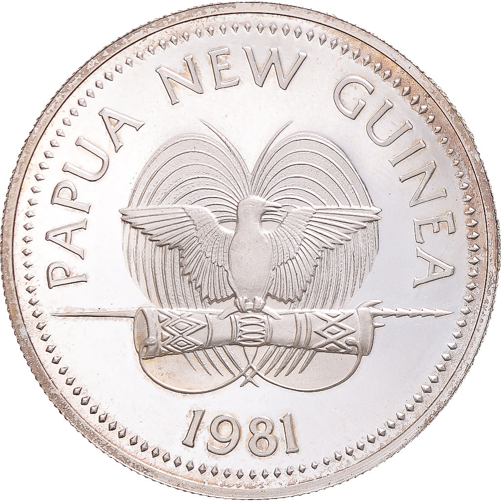 Münze, Papua New Guinea, 5 Kina, 1981, VZ+, Silber, KM:18
