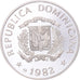Moneta, Republika Dominikany, 10 Pesos, 1982, Dominican Republic Mint, Valcambi