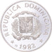 Coin, Dominican Republic, 10 Pesos, 1982, Dominican Republic Mint, Valcambi