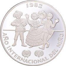 Coin, Panama, 10 Balboas, 1982, MS(63), Silver, KM:79
