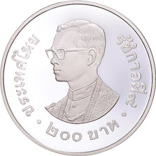 Coin, Thailand, Rama IX, 200 Baht, 1981, MS(63), Silver, KM:152