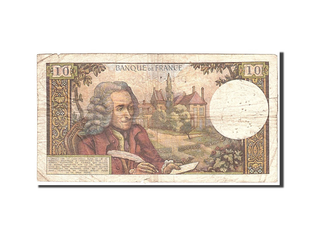 Billet, France, 10 Francs, 1969, 1969-01-02, B, Fayette:62.36, KM:147c