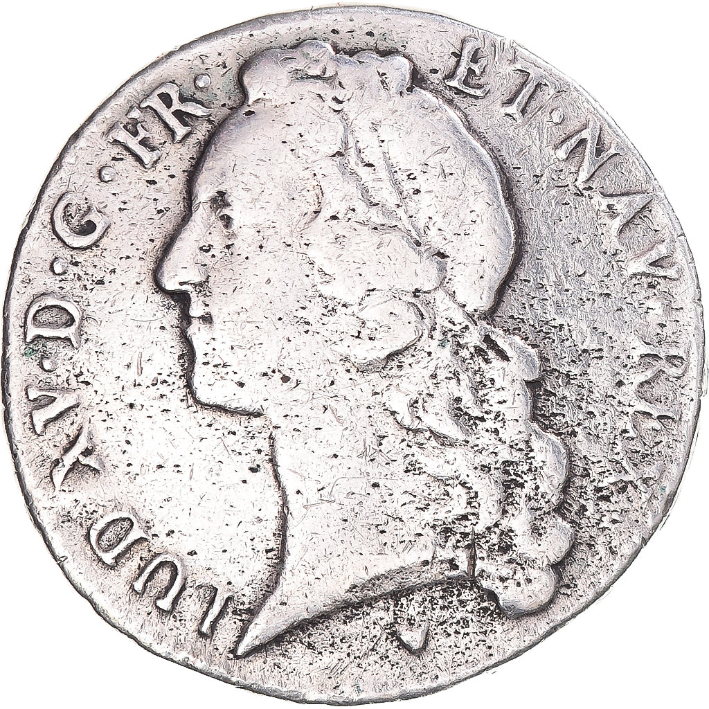 Moneta, Francja, Louis XV, Écu au bandeau, 1764, Aix-en-Provence, VF(30-35)