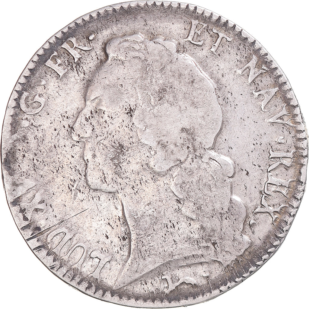 Munten, Frankrijk, Louis XV, Écu au bandeau, 1754, Bayonne, FR, Zilver