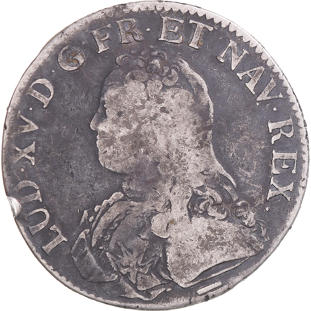 Munten, Frankrijk, Louis XV, Ecu aux branches d'olivier, 1727, Lille, FR+