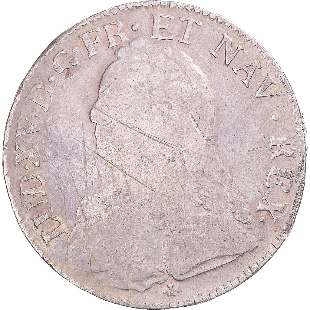 Munten, Frankrijk, Louis XV, Ecu aux branches d'olivier, 1739, Bordeaux, ZG+