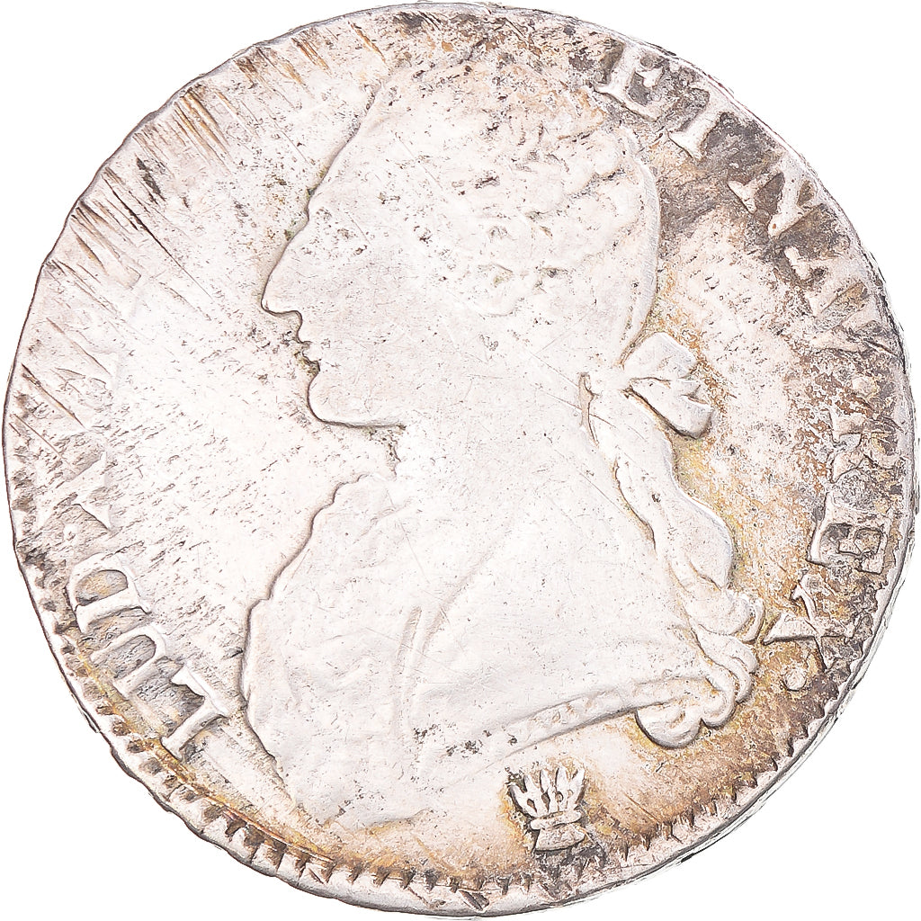 Moneta, Francia, Louis XVI, Ecu aux branches d'olivier, 1782, Limoges, MB